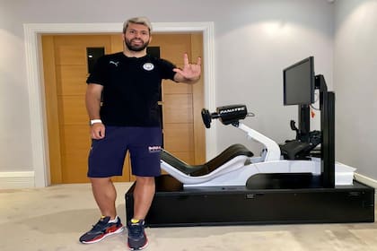 Sergio "Kun" Agüero, invitado especial del equipo Red bull de Fórmula 1 para competir en el GP de Cataluña virtual