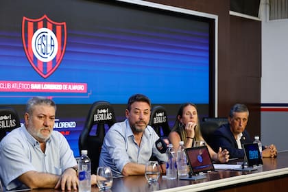 Sergio Costantino durante la conferencia de prensa