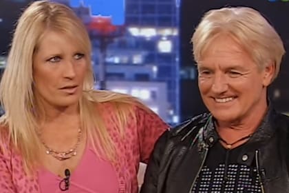 Sergio Denis y Nancy, la madre de sus tres hijos