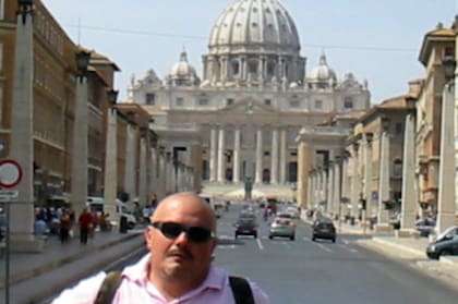Sergio, en sus días en Roma.