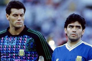 Goycochea recordó a Maradona en un Día de la Patria “diferente”