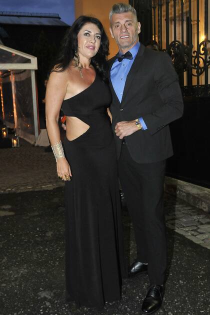 Sergio Goycochea y su esposa