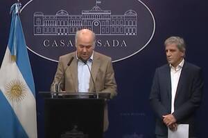 Sergio Iraeta, Secretario de Agricultura, Pesca y Ganadería, junto con el ministro de Economía, Luis Caputo