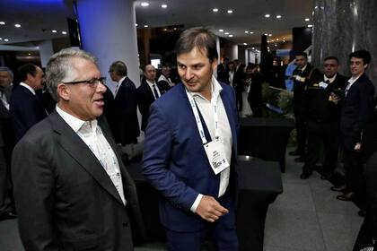 Sergio Kaufman, presidente de Accenture, y Gastón Remy, presidente de IDEA