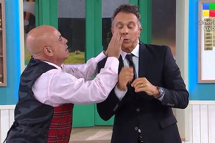 Bicho Gónez y Sergio Lapegüe se entienden y juegan el mismo juego a la hora de sumarle humor a las mañanas