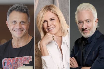 Sergio Lapegüe, Viviana Canosa y Andy Kusnetzoff