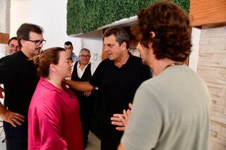 Difunden audios de Massa en un congreso privado del Frente Renovador