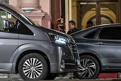 Sergio Massa, en la Casa Rosada