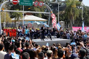 Sergio Massa en Malvinas Argentinas