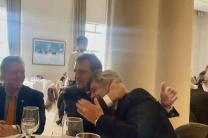 Sergio Massa junto Nicolás Pino