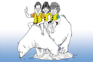 Sergio Massa, Patricia Bullrich y Javier Milei