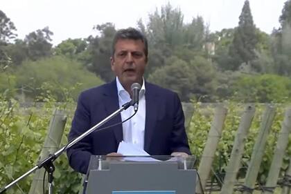 Sergio Massa presenta el Plan Integral de protección a economías regionales