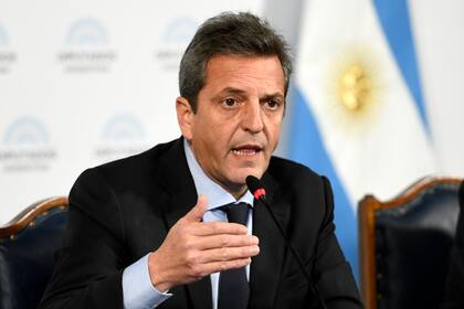 Sergio Massa presentó el proyecto de Presupuesto 2023 en el Congreso.