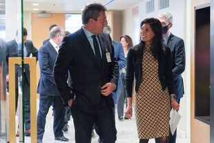 Sergio Massa se reunió con Gita Gopinath, Subdirectora Gerente del FMI