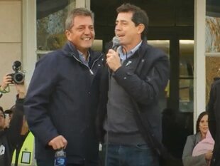 Sergio Massa y Eduardo De Pedro