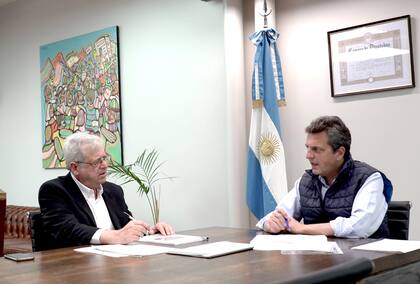 Sergio Massa y Gabriel Rubinstein, el nuevo secretario de Programación Económica