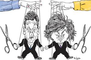 Sergio Massa y Javier Milei