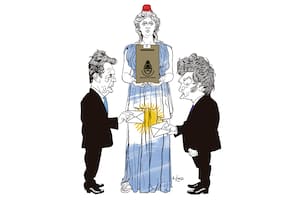 Sergio Massa y Javier Milei