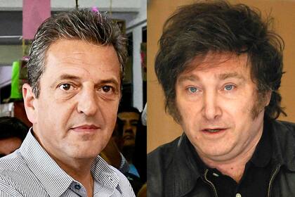 Sergio Massa y Javier Milei son los candidatos que compiten en el balotaje 2023
