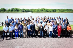 Sergio Massa y los principales referentes del Frente Renovador bonaerense se reunieron hoy en San Fernando.