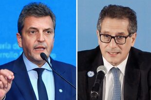 Sergio Massa y Miguel Pesce