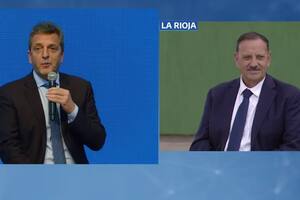 Sergio Massa y Ricardo Quintela. Simposio Regional. Infraestructura del Cuidado