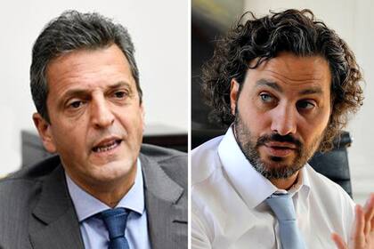 Sergio Massa y Santiago Cafiero