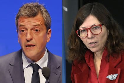 Sergio Massa y Silvina Batakis, que quedó en el ojo de la tormenta por Pitty la Numeróloga