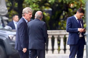 Sergio Neiffert, titular de la SIDE, al ingresar a la Casa Rosada