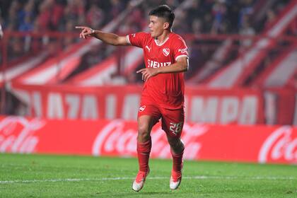 Sergio Ortiz, mediocampista de 22 aos de un Independiente que procurar su segundo triunfo como local en el ao, contra Tigre.
