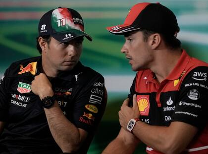 Sergio Pérez, de Red Bull, y Charles Leclerc, de Ferrari, luchan por ser el subcampeón mundial de 2022.