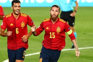 Nations League: Sergio Ramos quebró un récord de Passarella como goleador