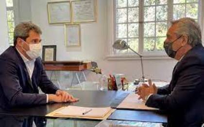 Sergio Uñac y Alberto Fernández