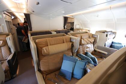 Servicio de primera clase en Singapore Airlines