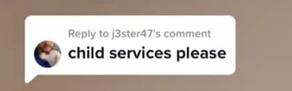 "Servicios para niños por favor", le escribió un usuario de TikTok
