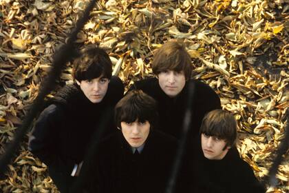 Sesión de fotos para la tapa del disco Beatles for Sale