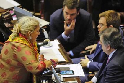 Lilita Carrió, Nicolás Massot, Mario Negri 