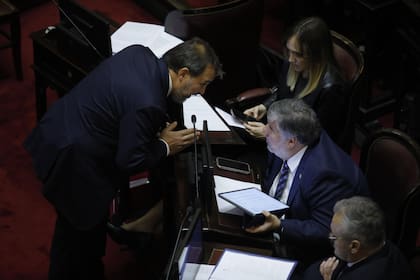 Sesión en el Senado. José Mayans