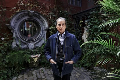 Sessa en su estudio del pasaje Bollini