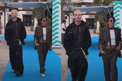 Seven Kayne y Gimena Accardi en Málaga (Instagram: @gimeaccardi)