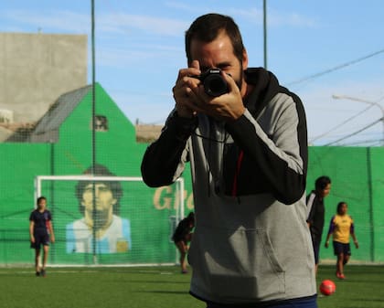 Severino y T comparten la pasión por el fútbol
