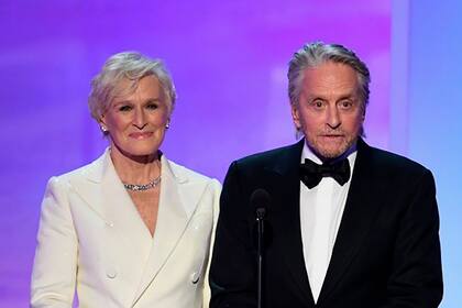 Glenn Close y Michael Douglas en 2019