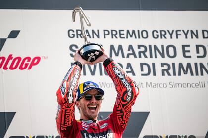 Sexta victoria en la temporada, cuarta consecutiva, para Francesco Pecco Bagnaia; el italiano es el primer piloto en firmar un póquer de éxitos con Ducati