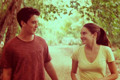 Shailene Woodley y Miles Teller en The Spectacular Now