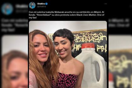 Shakir presentó a su sobrina, Isabella (Captura Twitter @shakira)