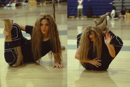 Shakira compartió una serie de fotos que mostraron su habilidad