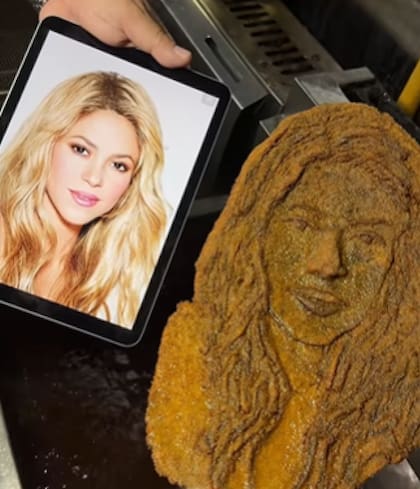 Shakira en forma de milanesa