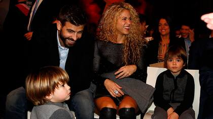 Shakira junto a su familia