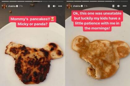Shakira preparó el desayuno a sus hijos, Sasha y Milán