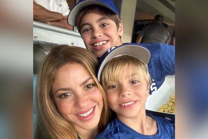 Shakira se instaló en Miami junto a sus hijos Sasha y Milan
